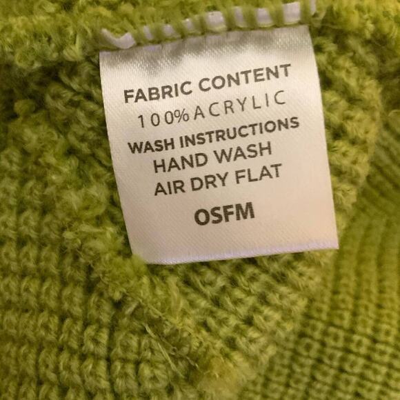 Yea.Nice Premium Beanie Logo Cuffed Flat Waffle Knit Warm Winter Hat - Picture 8 of 8